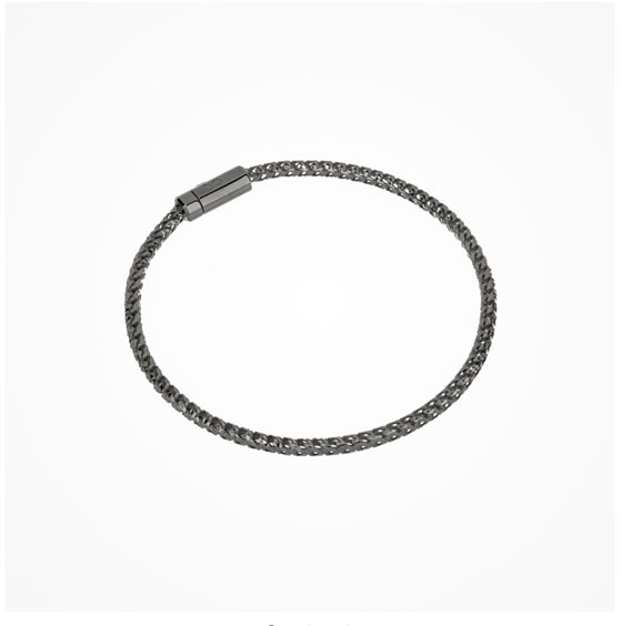 Bracciale Desmos Uomo in Argento FISH BONE GM 19,5 - FISH BONE GM 19,5